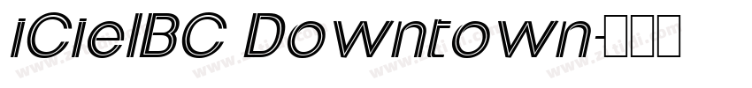 iCielBC Downtown字体转换